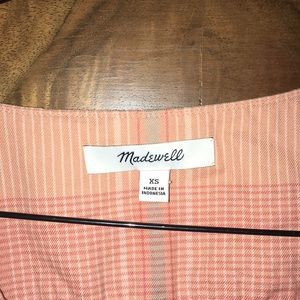 Madewell Morningview Tie-sleeve button down shirt